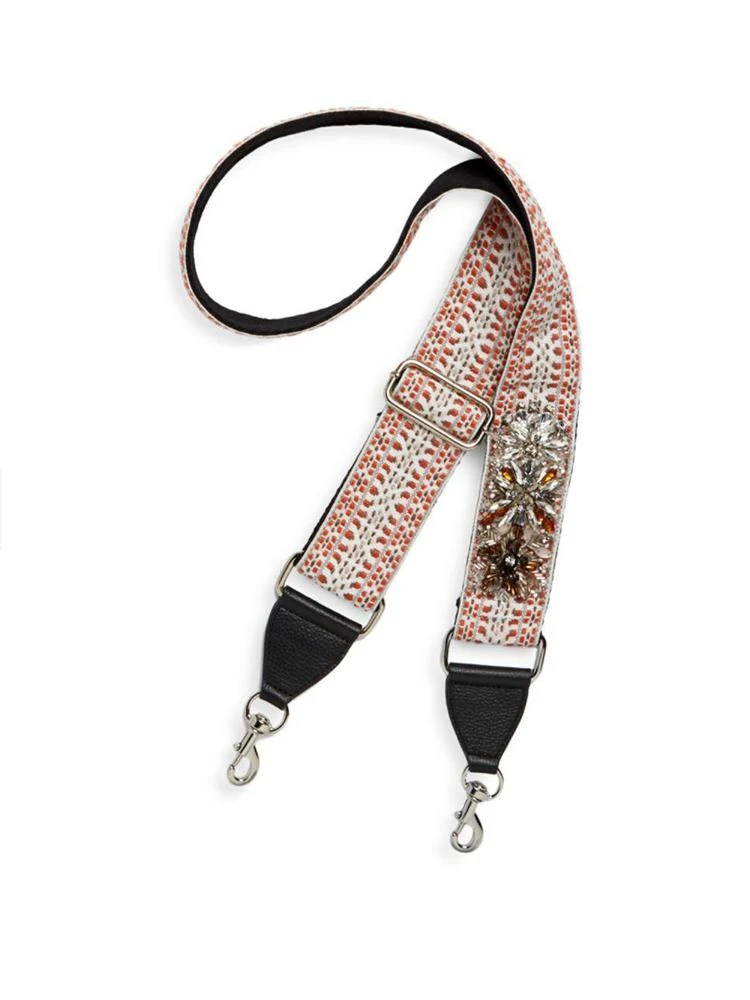 商品Rebecca Minkoff|Crystal Stud Adjustable Guitar Strap,价格¥375,第1张图片