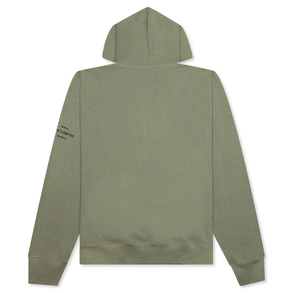 商品Helmut Lang|Zip-Up Logo Hoodie - Tea,价格¥2466,第2张图片详细描述