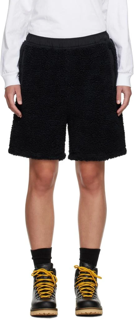 商品STUSSY|Black Embroidered Shorts,价格¥261,第1张图片