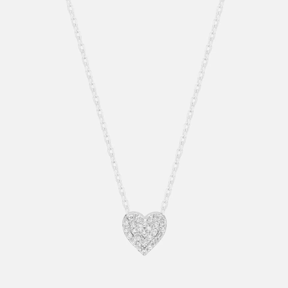 商品ESTELLA BARTLETT|Estella Bartlett Heart Silver-Plated Crystal Necklace,价格¥121,第1张图片