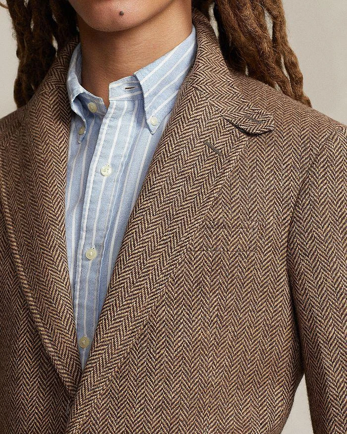 商品Ralph Lauren|Unisex RL67 Herringbone Blazer,价格¥5606,第5张图片详细描述