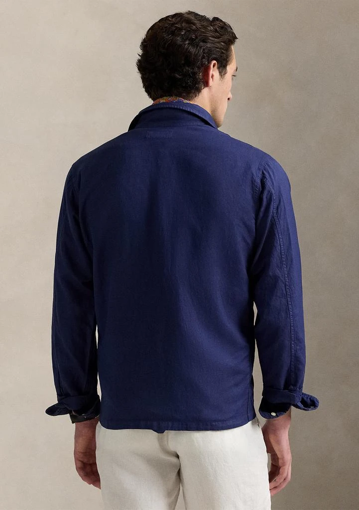 商品Ralph Lauren|Linen-Cotton Overshirt,价格¥546,第2张图片详细描述