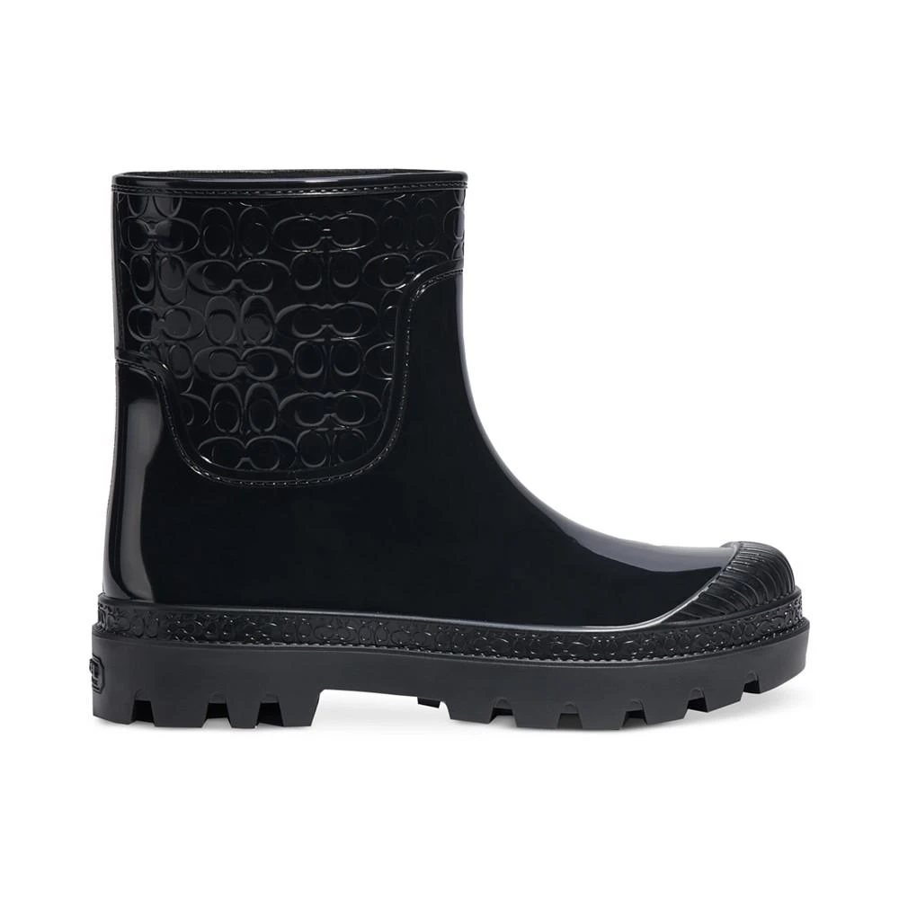 商品Coach|Women's Millie Embossed Pull-On Rain Booties,价格¥791,第2张图片详细描述