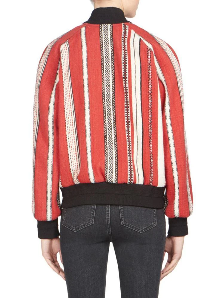 商品Yves Saint Laurent|Saint Laurent - Wool-Blend Stripe Jacket,价格¥5358,第2张图片详细描述