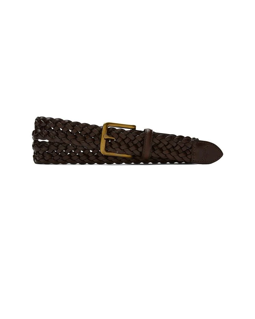 商品Ralph Lauren|Men's Braided Vachetta Leather Belt,价格¥675,第1张图片