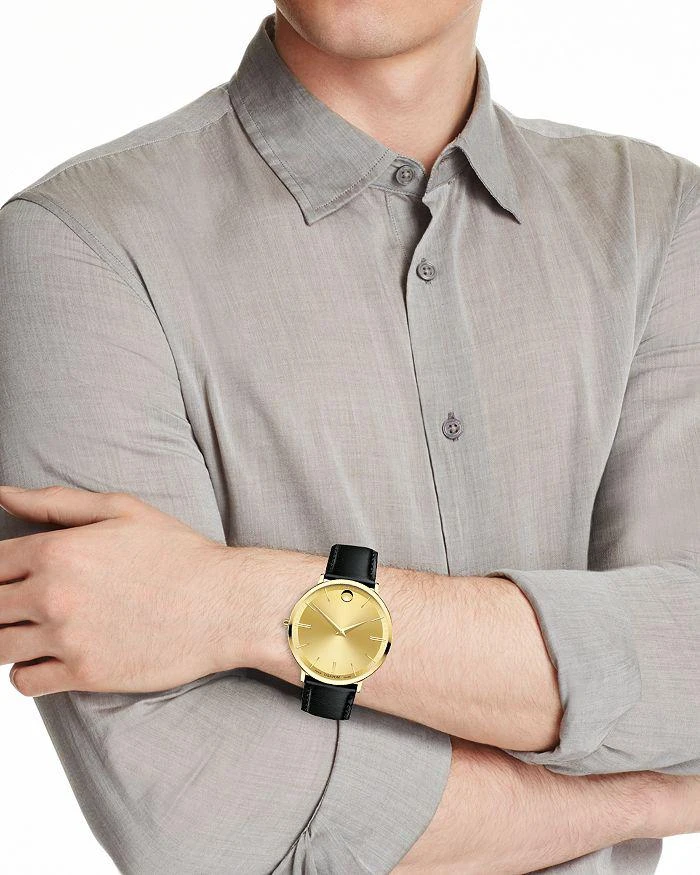 商品Movado|Ultra Slim Watch, 40mm,价格¥5145,第4张图片详细描述