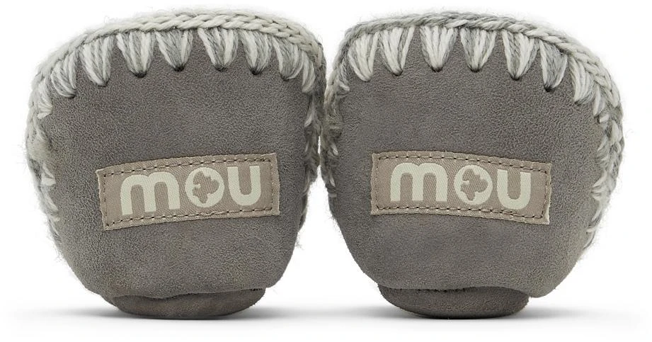 商品Mou|Baby Grey Suede Pre-Walkers,价格¥321,第2张图片详细描述