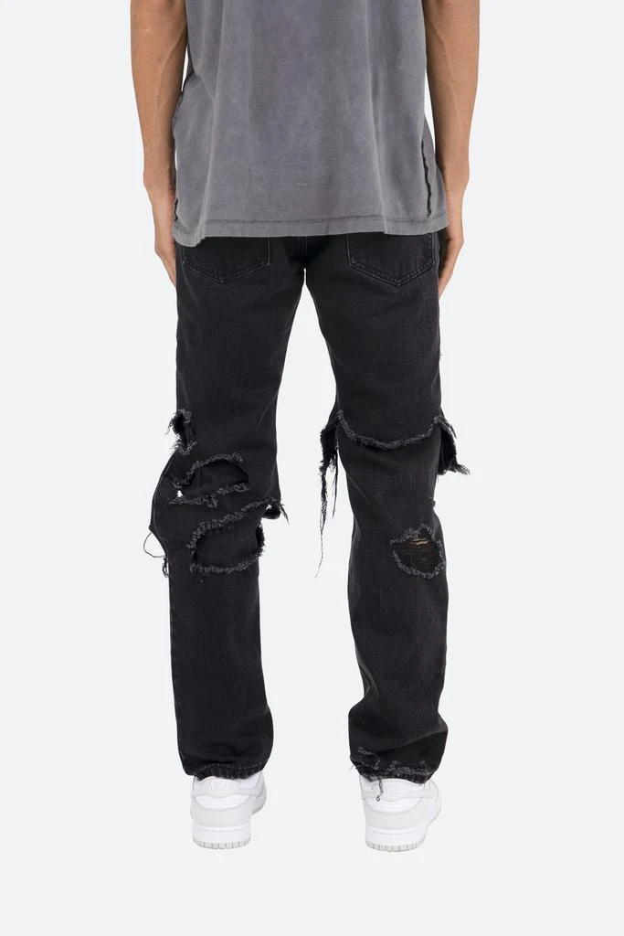 商品MNML|D264 Layered Straight Denim - Black/Black,价格¥543,第4张图片详细描述