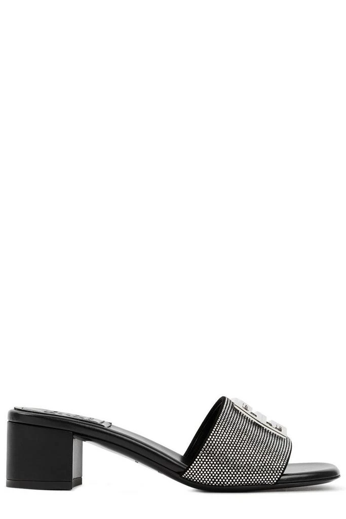 商品Givenchy|Givenchy 4G Plaque Heeled Mules,价格¥4227,第1张图片