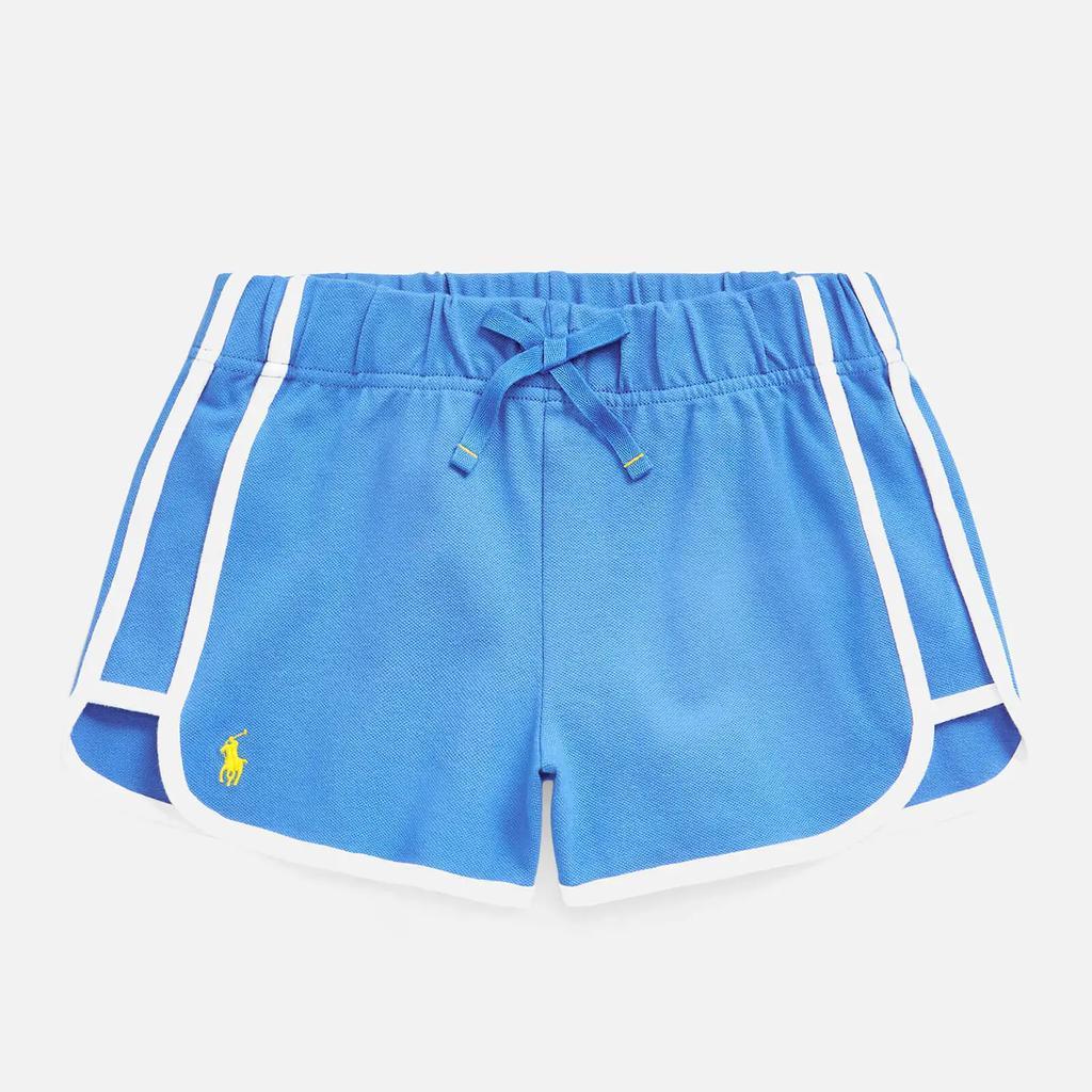商品Ralph Lauren|Polo Ralph Lauren Girls' Side Stripe Shorts - Blue,价格¥90,第1张图片