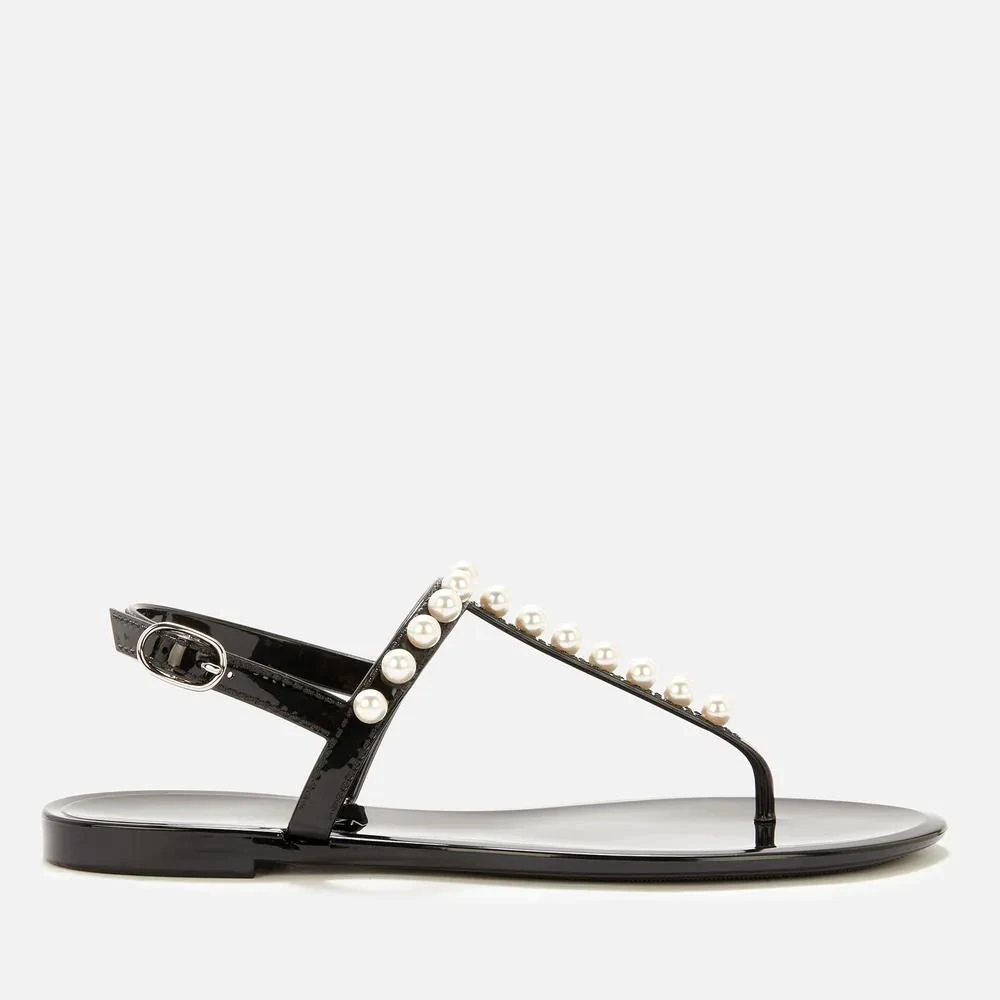 商品Stuart Weitzman|Stuart Weitzman Women's Goldie Jelly Toe Post Sandals,价格¥620,第1张图片