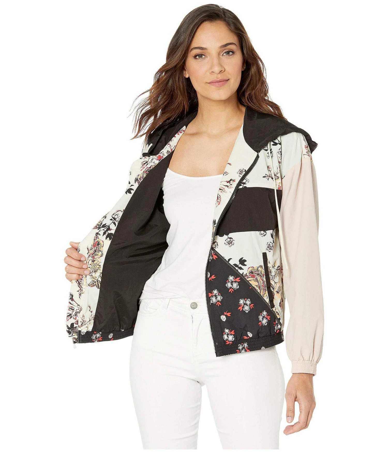 商品Juicy Couture|Secret Garden Floral Nylon Track Jacket,价格¥379,第5张图片详细描述