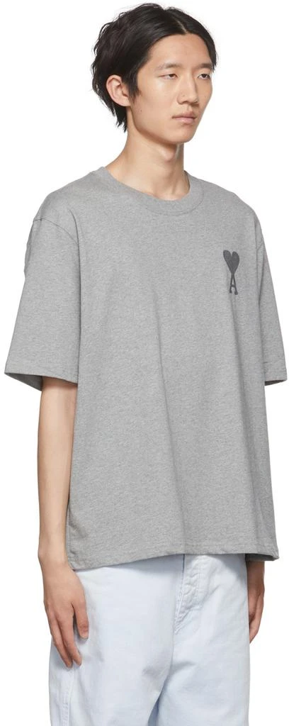 商品AMI|Gray Ami de Cœur T-Shirt,价格¥650,第2张图片详细描述
