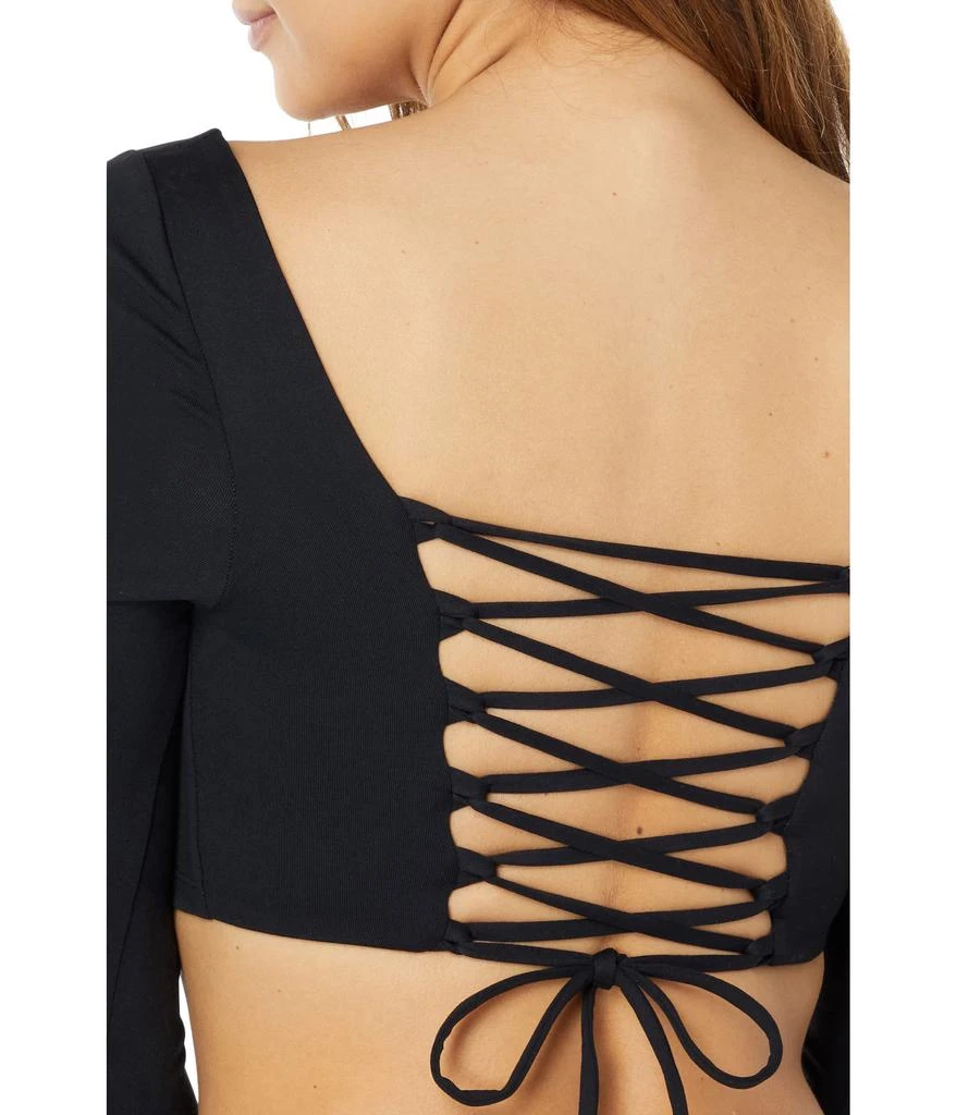 商品Susana Monaco|Cross-Back Crop Top,价格¥416,第3张图片详细描述