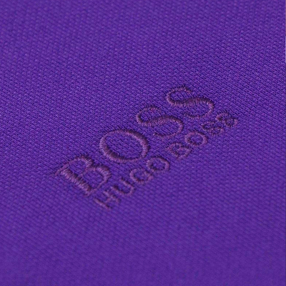 HUGO BOSS 男士紫色蓝色徽标短袖POLO衫 PALLAS-50303542-507商品第3张图片规格展示