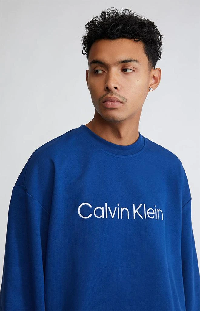 商品Calvin Klein|Terry Crew Neck Sweatshirt,价格¥291,第2张图片详细描述