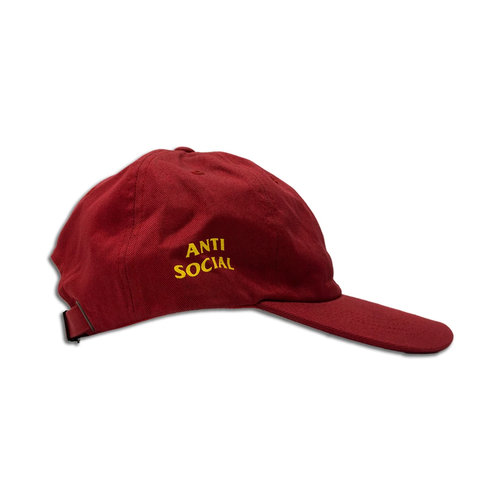 Anti Social Social Club 男士红色棉质鸭舌帽 ASSM120 商品