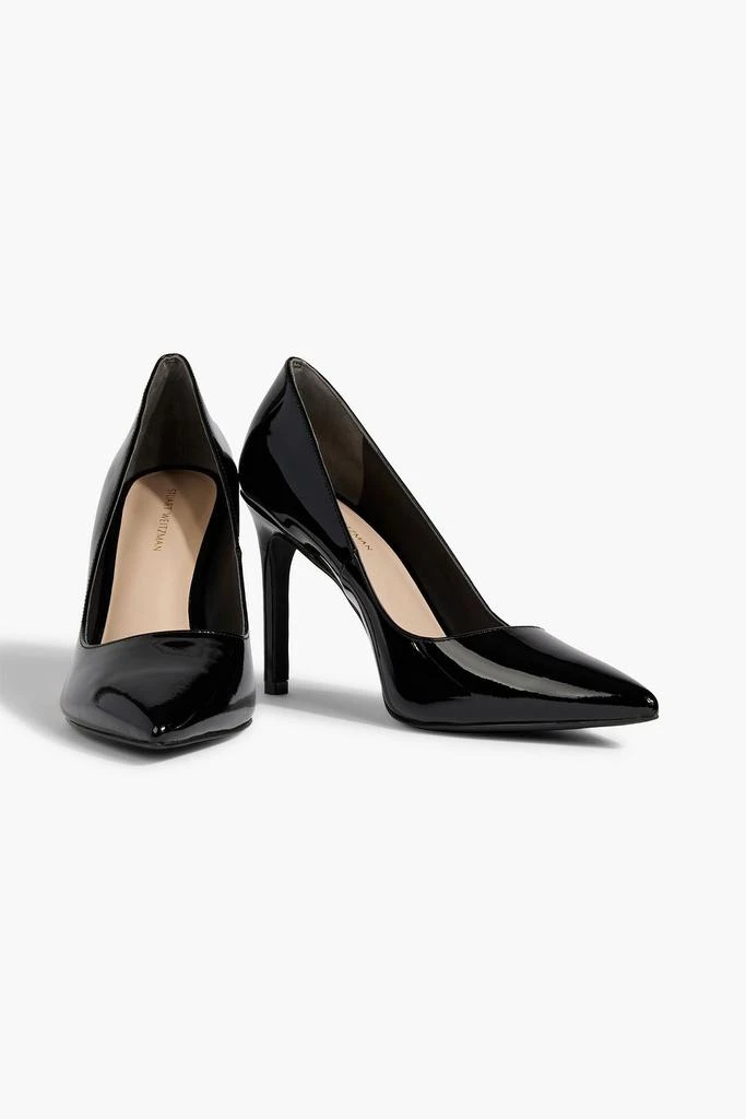 商品Stuart Weitzman|Leigh 95 patent-leather pumps,价格¥1086,第2张图片详细描述