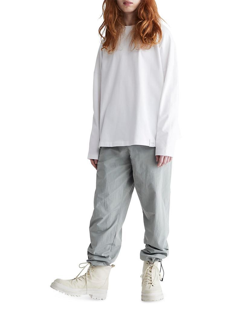 商品Calvin Klein|Standards Cotton Long-Sleeve T-Shirt,价格¥335,第4张图片详细描述