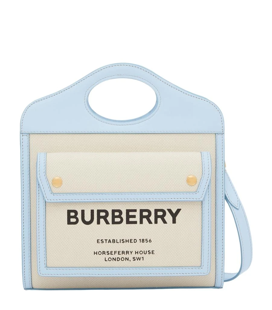 商品Burberry|Mini Horseferry Pocket Top-Handle Bag,价格¥10215,第1张图片