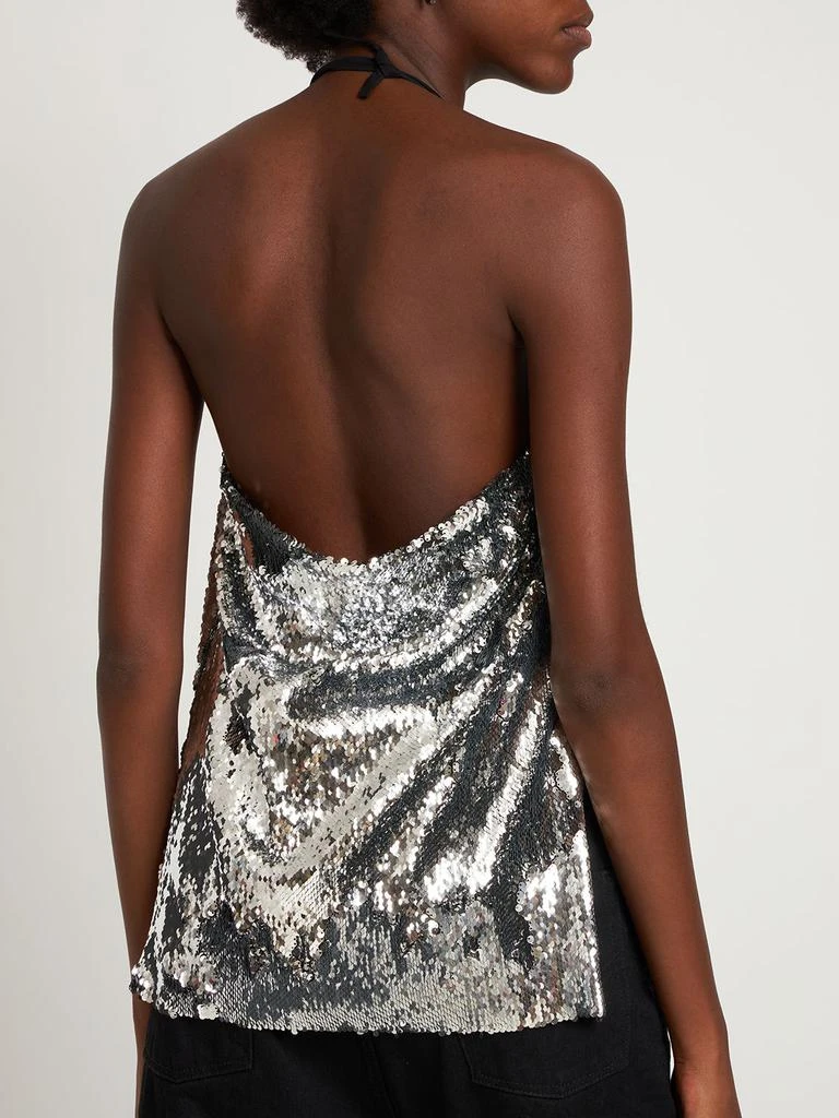 商品Marques Almeida|Sequined Halter Neck Top,价格¥1371,第2张图片详细描述