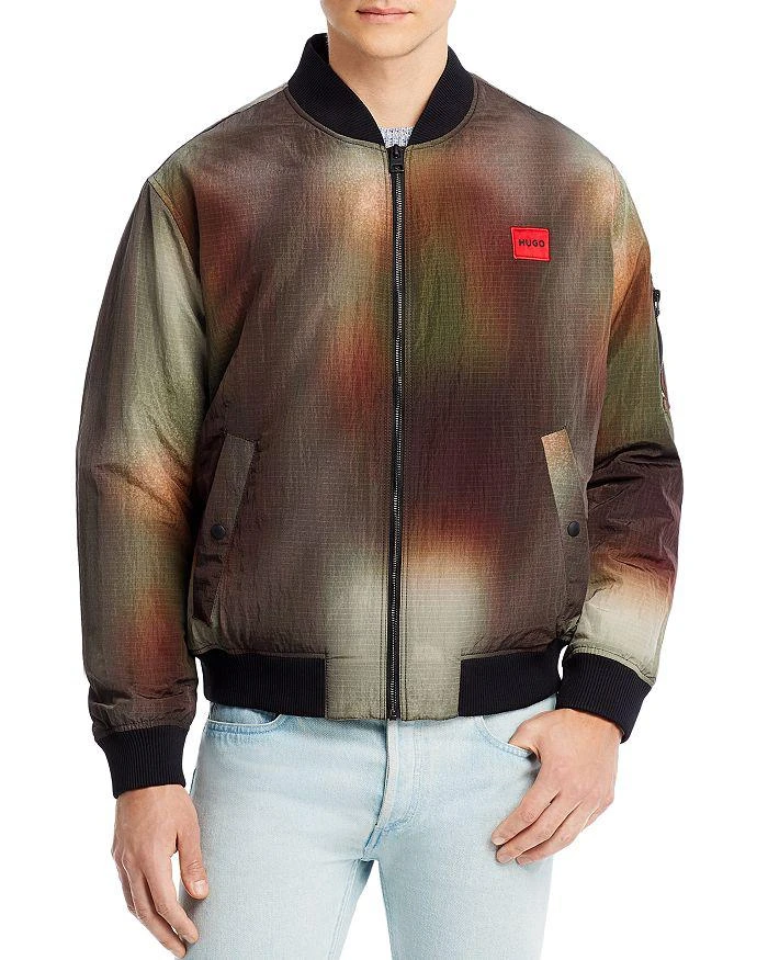 商品Hugo Boss|Byler Water Resistant Bomber Jacket,价格¥1199,第2张图片详细描述