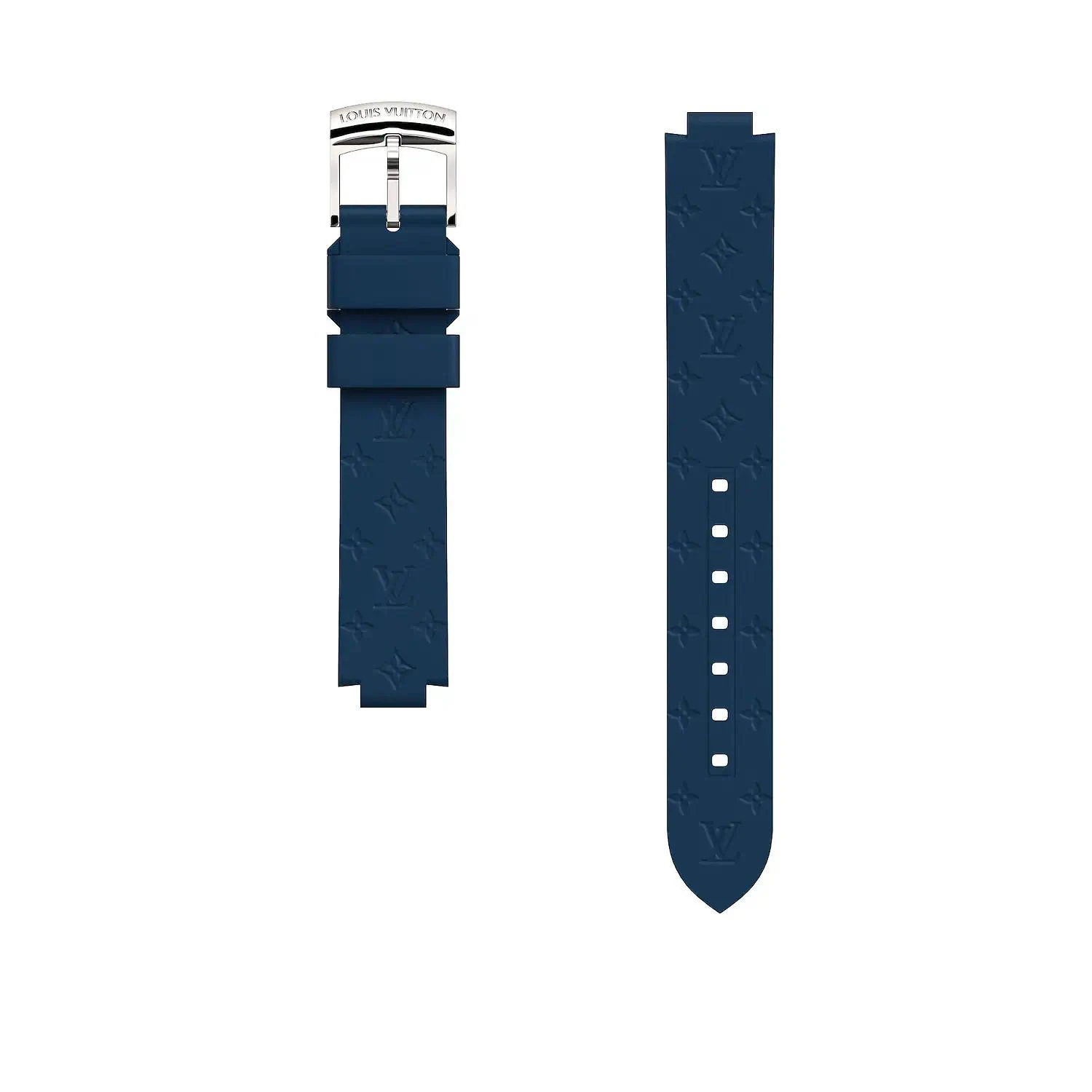 商品Louis Vuitton|【预售】 LV路易威登 25春夏 女士 手表带 TAMBOUR MONOGRAM 橡胶表带 R15234 ,价格¥4232,第1张图片