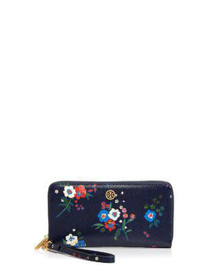 商品Tory Burch|Parker Floral Print Zip Continental Wallet,价格¥896,第1张图片