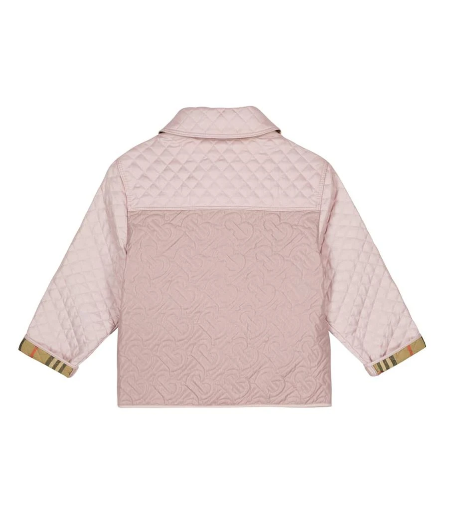 商品Burberry|Monogram quilted jacket,价格¥2417,第4张图片详细描述