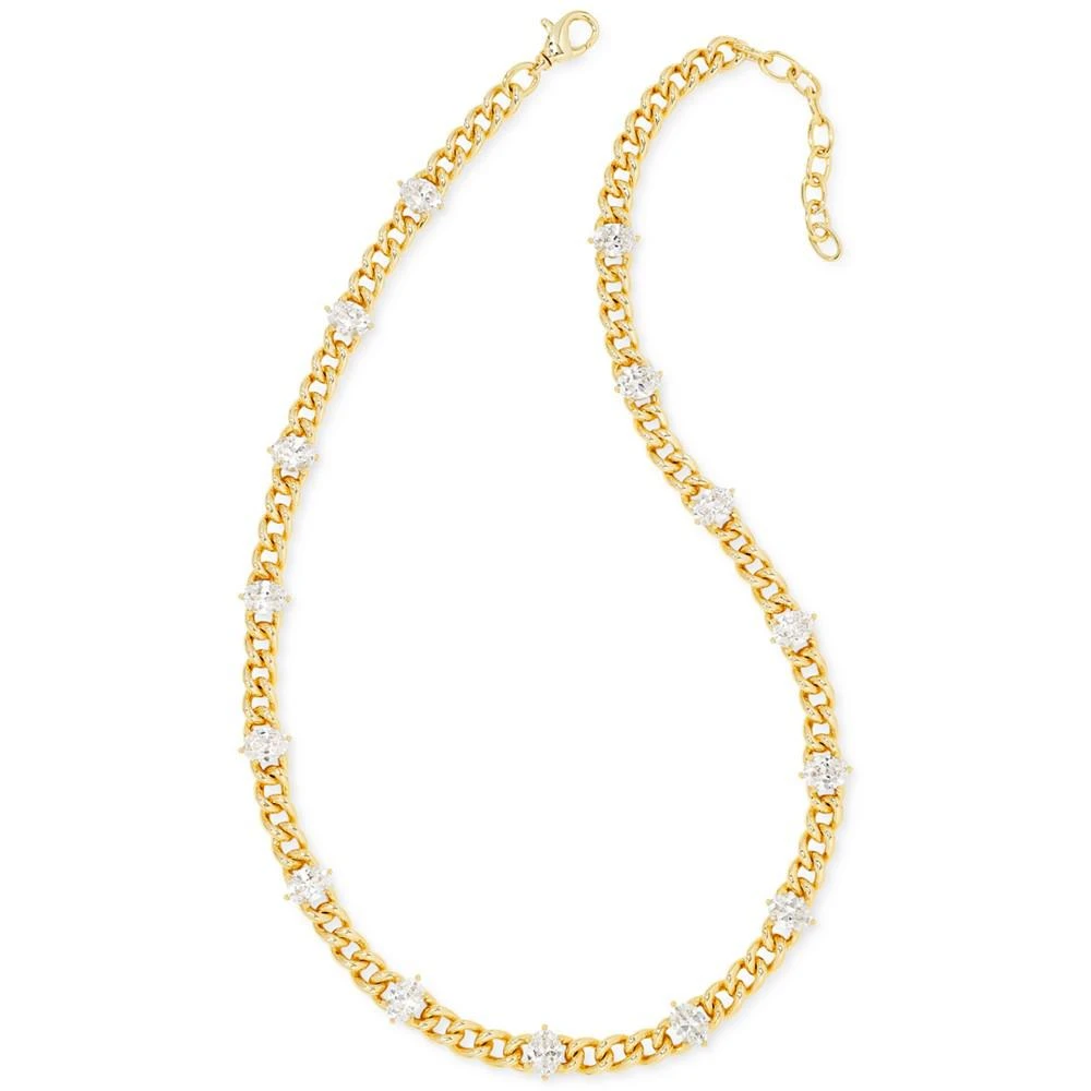 商品Kendra Scott|14k Gold-Plated Cubic Zirconia Chain Strand Necklace, 18" + 3" extender,价格¥625,第1张图片
