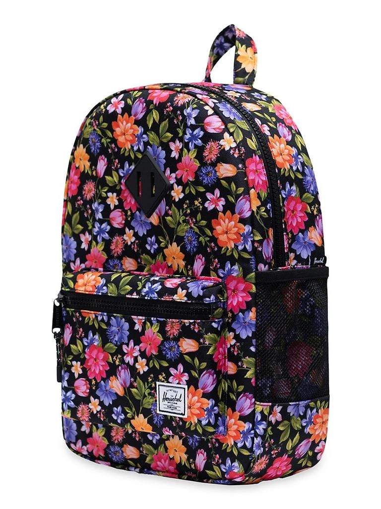 商品Herschel Supply|Kid's Youth Little Herschel | Heritage Youth Floral Print Backpack,价格¥299,第3张图片详细描述