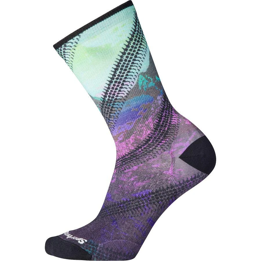 商品SmartWool|Cycle Zero Cushion Mountain Print Crew Sock - Women's,价格¥117,第1张图片