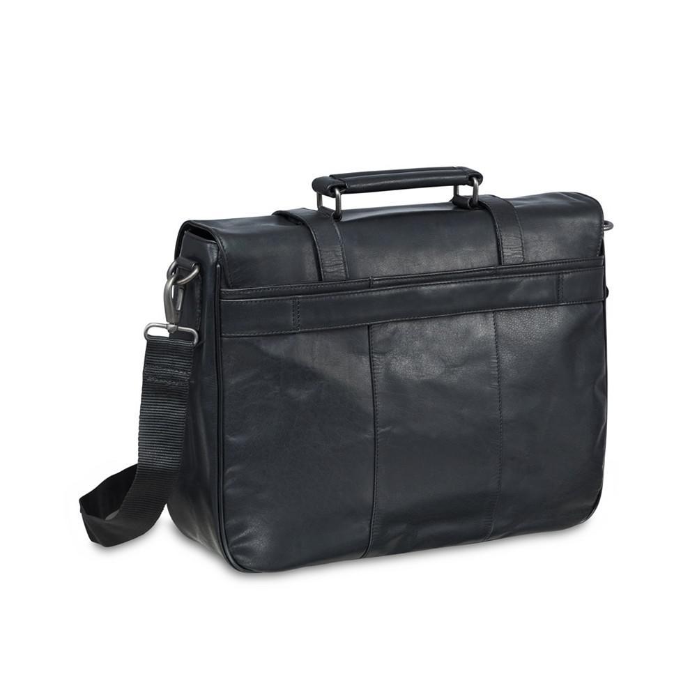 商品Mancini Leather Goods|Buffalo Collection Single Compartment Laptop Briefcase,价格¥2206,第5张图片详细描述