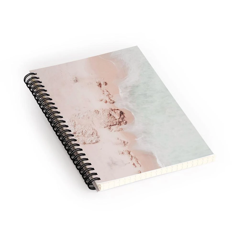 商品DENY Designs|Ingrid Beddoes Beach Pink Champagne Notebook Spiral,价格¥170,第1张图片