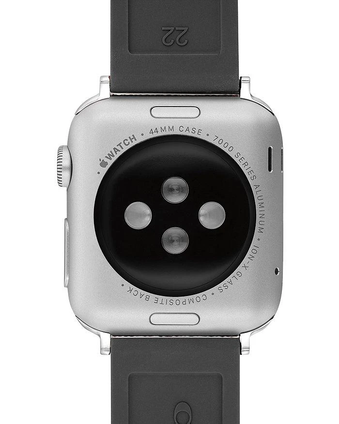 商品Coach|Apple Watch© Signature Silicone Strap, 42mm & 44mm,价格¥479,第3张图片详细描述
