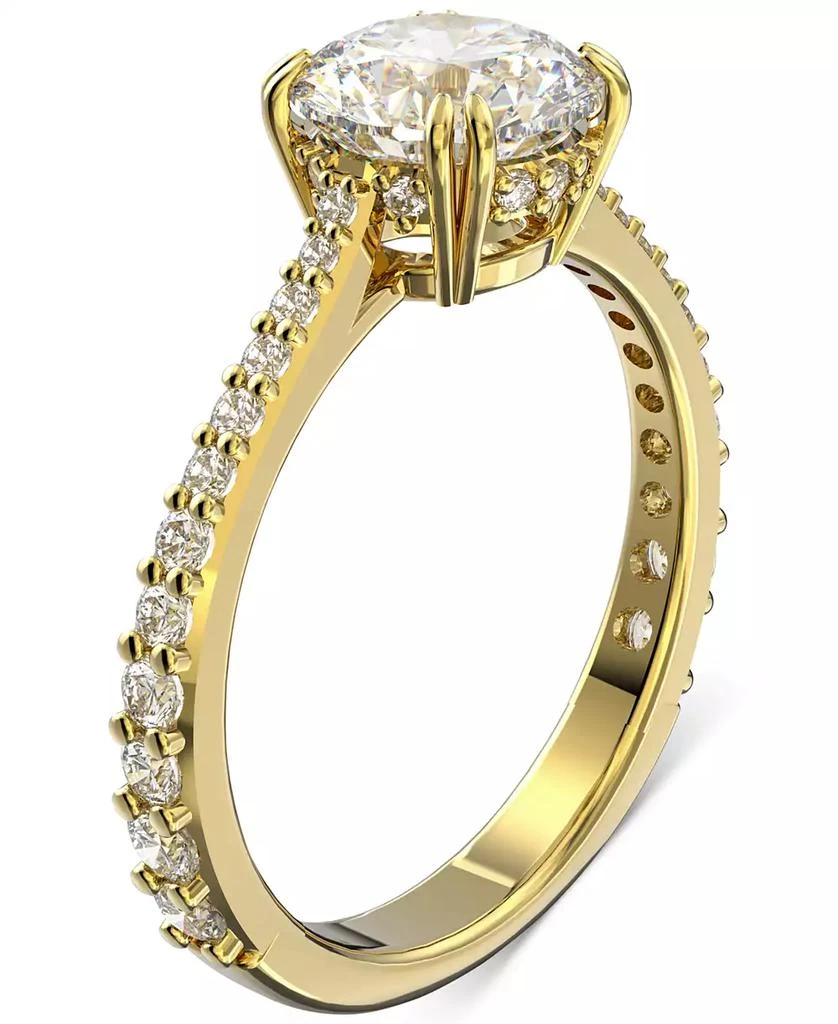 商品Swarovski|Gold-Tone Constella Crystal Cocktail Ring,价格¥1291,第2张图片详细描述