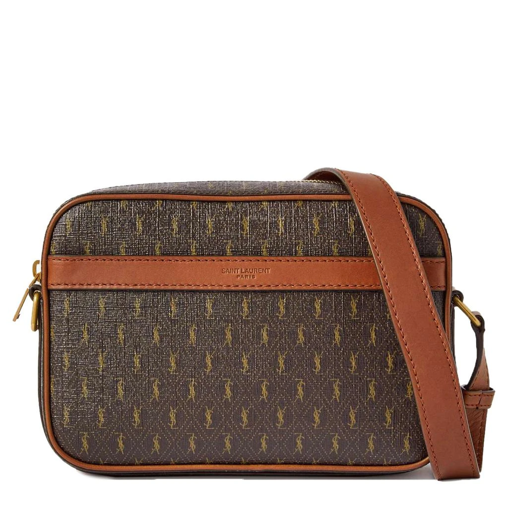 商品Yves Saint Laurent|Saint Laurent Monogram Print Messenger Bag,价格¥6011,第1张图片