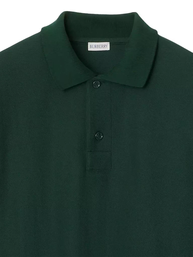 商品Burberry|Long-Sleeve Cotton Polo Shirt,价格¥5567,第2张图片详细描��述