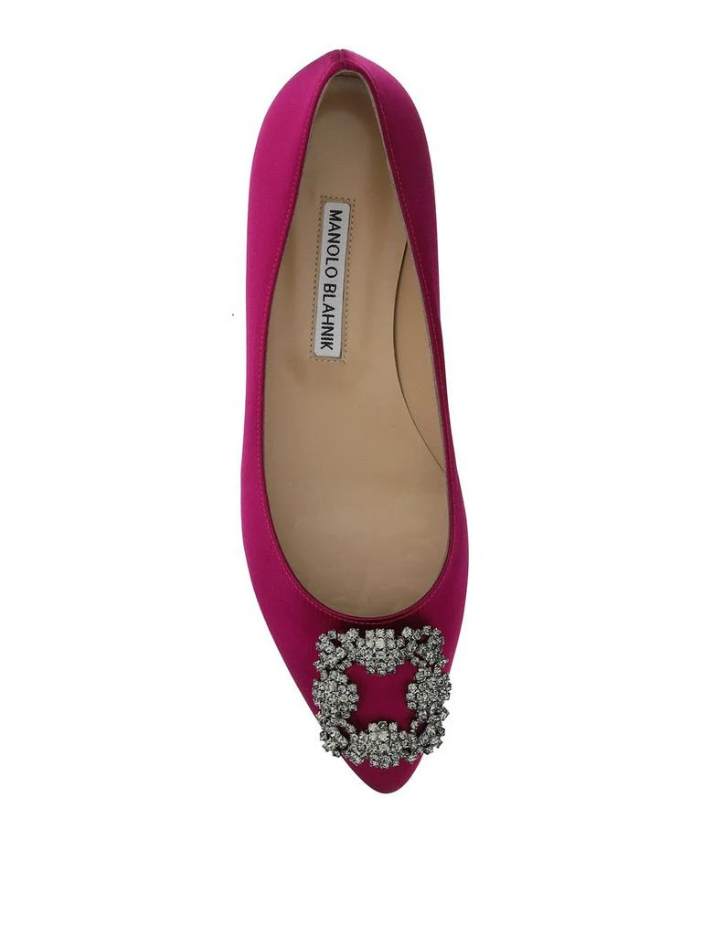 商品Manolo Blahnik|Manolo Blahnik Hangisi Ballerina Flats,价格¥3375,第4张图片详细描述