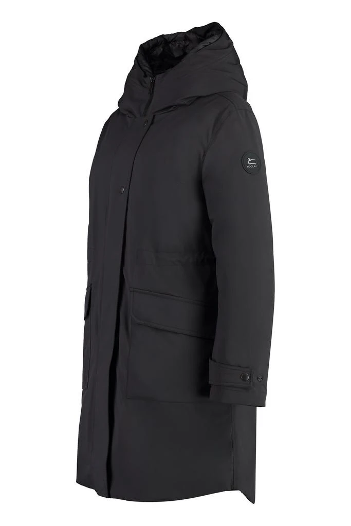 商品Woolrich|Woolrich Hooded Mid-Length Parka Coat,价格¥3473,第3张图片详细描述