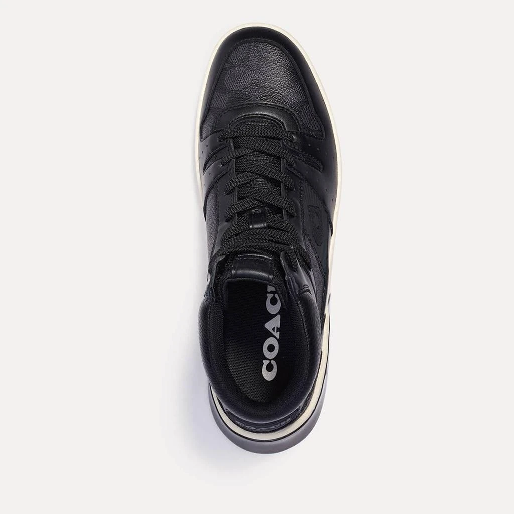 商品Coach|Coach Men's Citysole Leather Hi-Top Trainers,价格¥1187,第3张图片详细描述