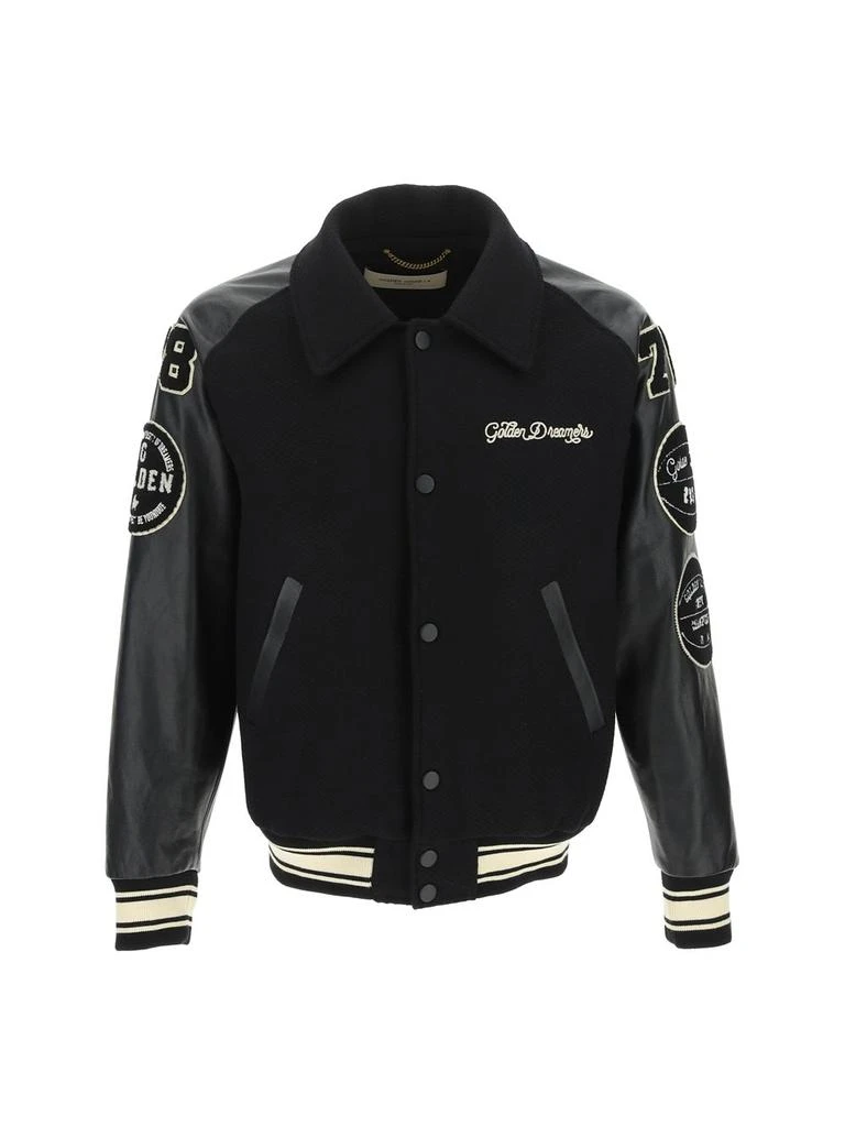 商品Golden Goose|Golden Goose Deluxe Brand Logo Embroidered Jacket,价格¥7918,第1张图片