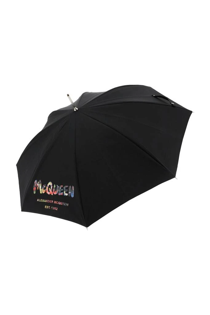 商品Alexander McQueen|painted graffiti print umbrella,价格¥1146,第3张图片详细描述