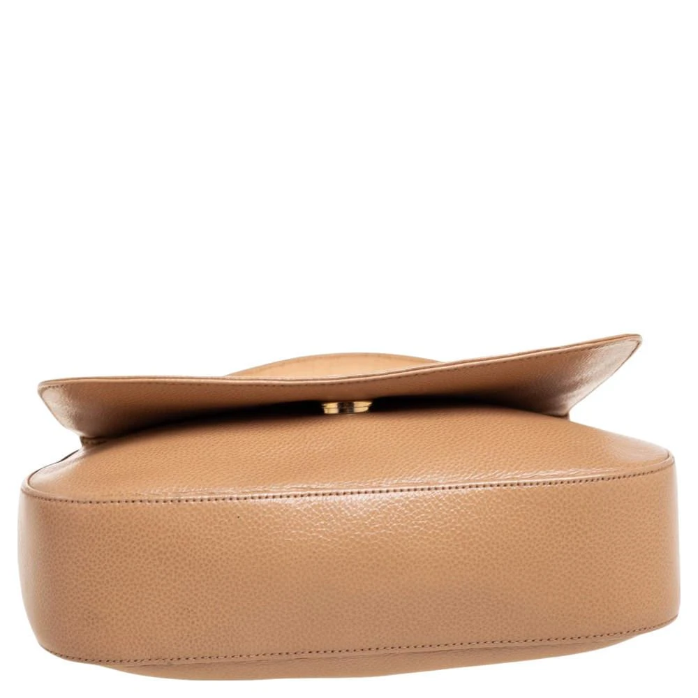 Bally Beige Leather Flap Top Handle Bag 商品