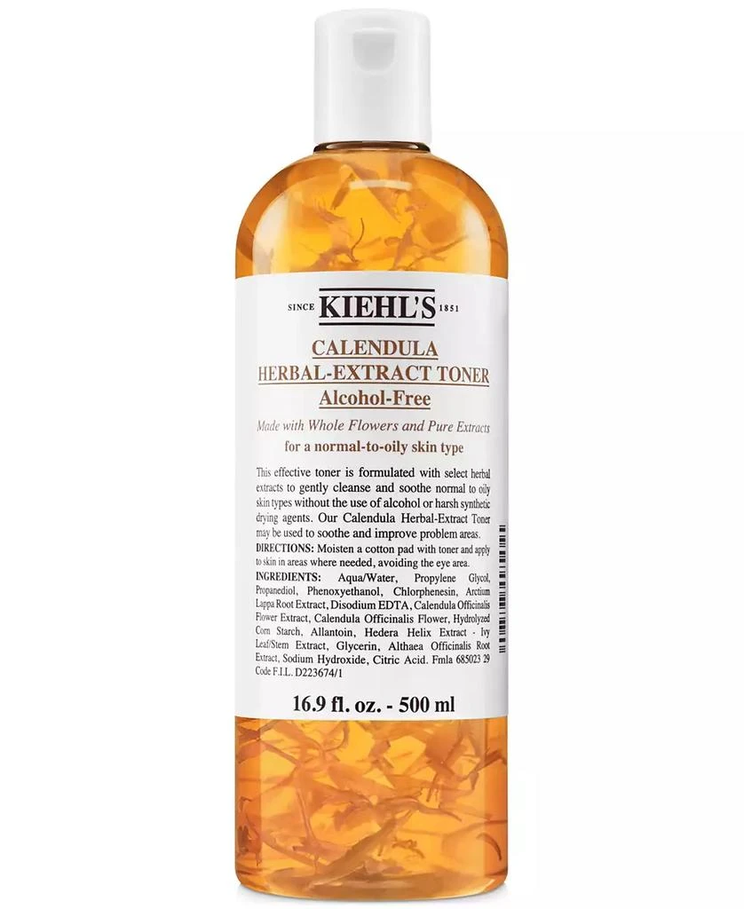 商品Kiehl's|Calendula Herbal-Extract Alcohol-Free Toner, 16.9-oz.,价格¥228,第1张图片