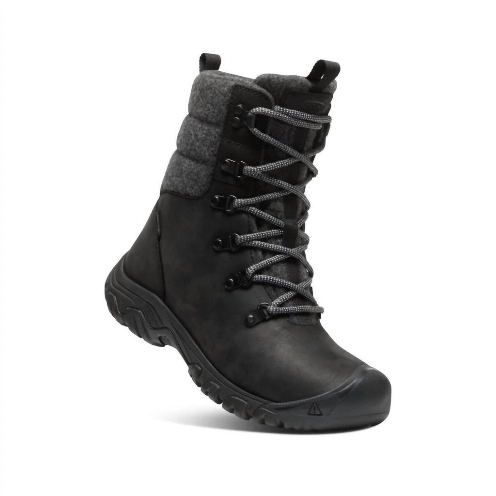 商品Keen|Women's Greta Winter Boots In Black/black Wool,价格¥1023,第2张图片详细描述