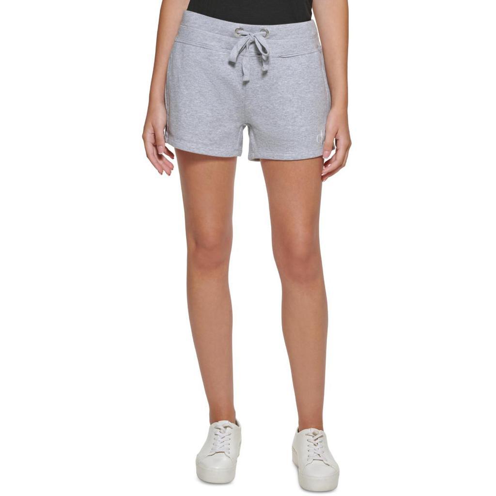 商品Calvin Klein|Calvin Klein Jeans Womens Heathered Logo Casual Shorts,价格¥126,第1张图片