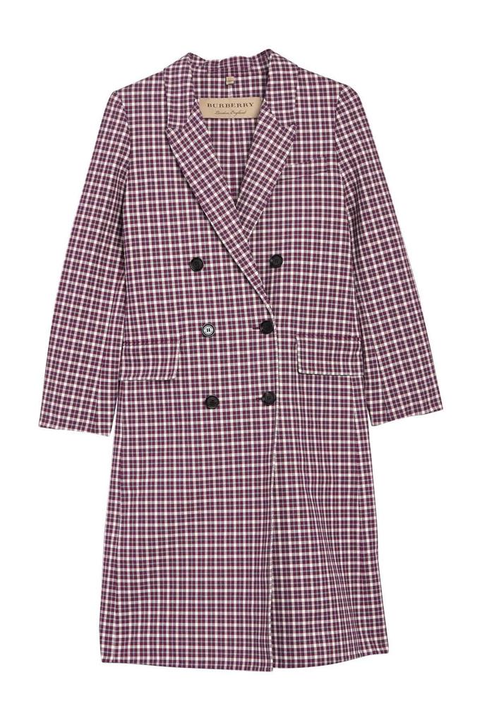 Burberry Ladies Parwoodul Plaid Coat, Brand Size 6 (US Size 4)商品第1张图片规格展示