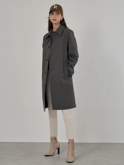 商品RENEJ|Single Middle Trench Coat,价格¥1586,第4张图片详细描述