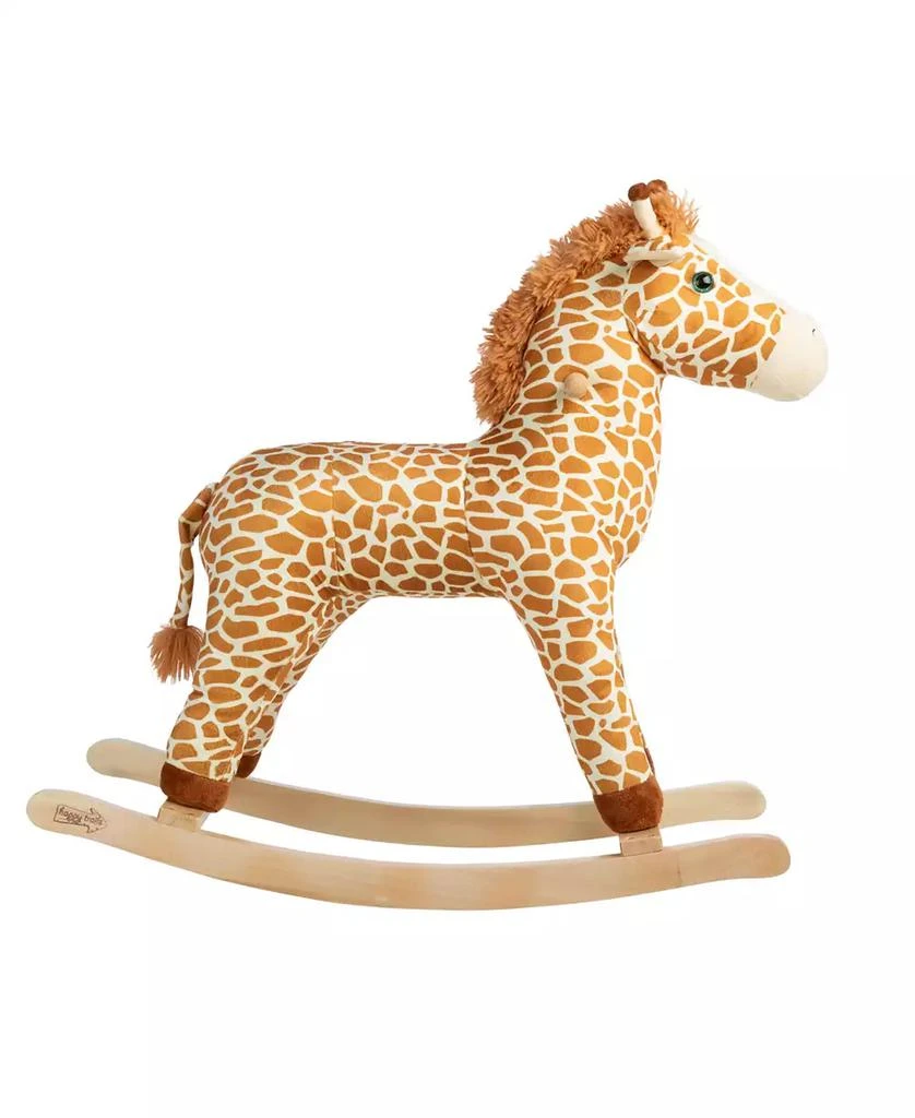 商品Trademark Global|Happy Trails Giraffe Plush Rocking Horse,价格¥618,第2张图片详细描述